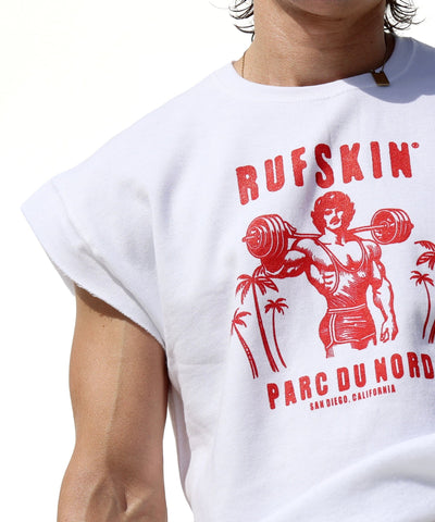 RUFSKIN® Shirts & Tops BARBELL WHITE