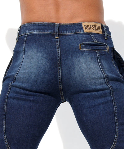 RUFSKIN® VAQUERO Slim-Fit Flare-Leg Stretch Cotton Denim Jeans