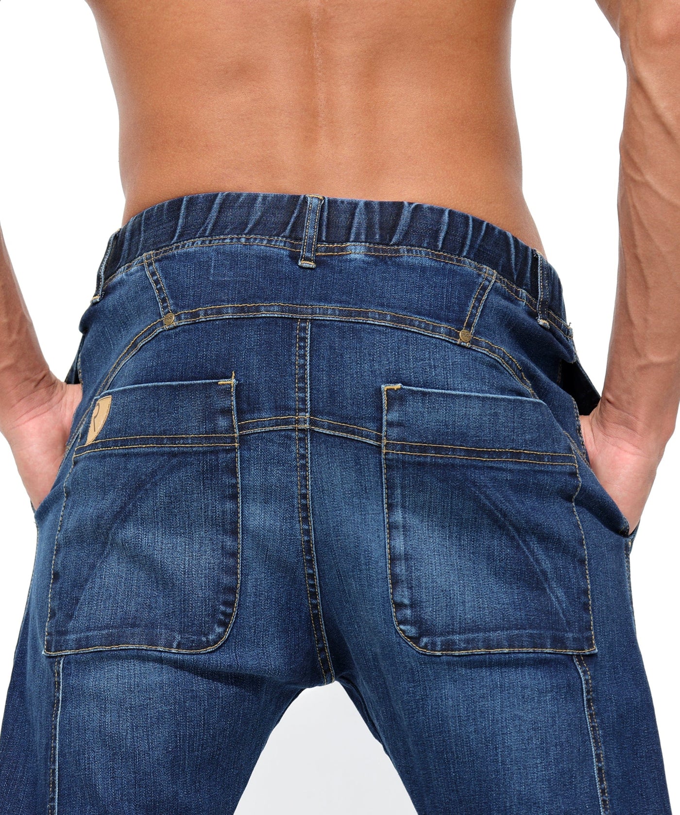 RUFSKIN® DENIM SADDLE DARK DISTRESSED