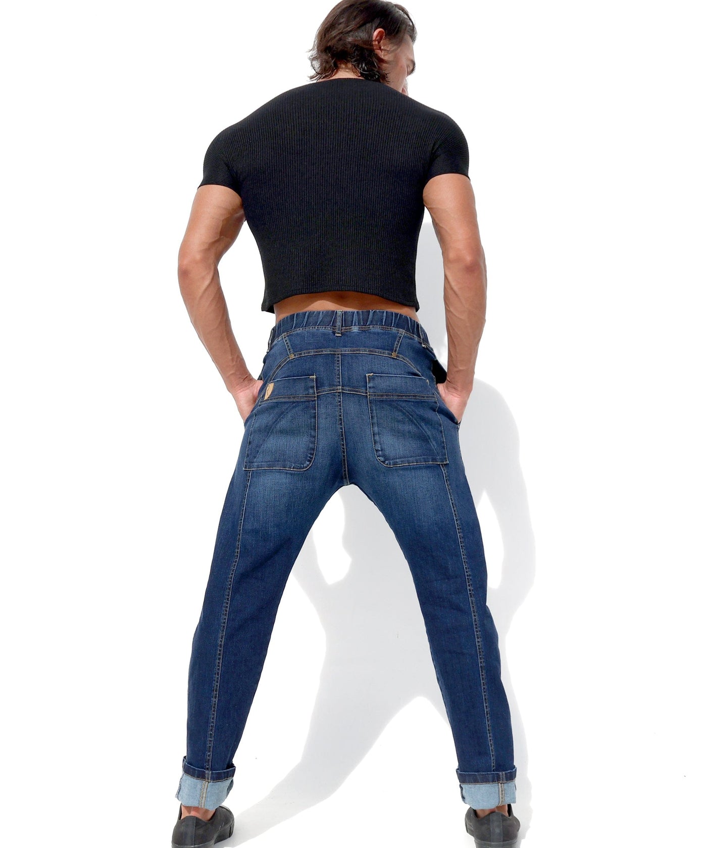 RUFSKIN® DENIM SADDLE DARK DISTRESSED