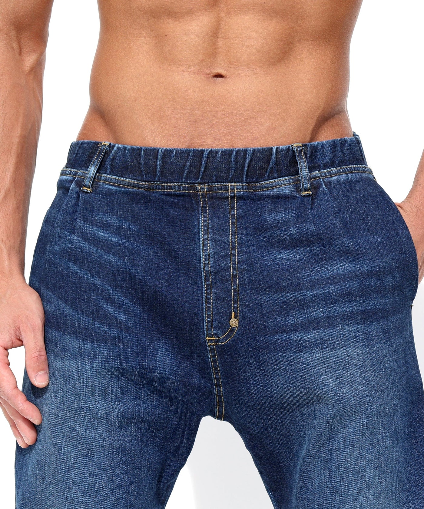 RUFSKIN® DENIM SADDLE DARK DISTRESSED