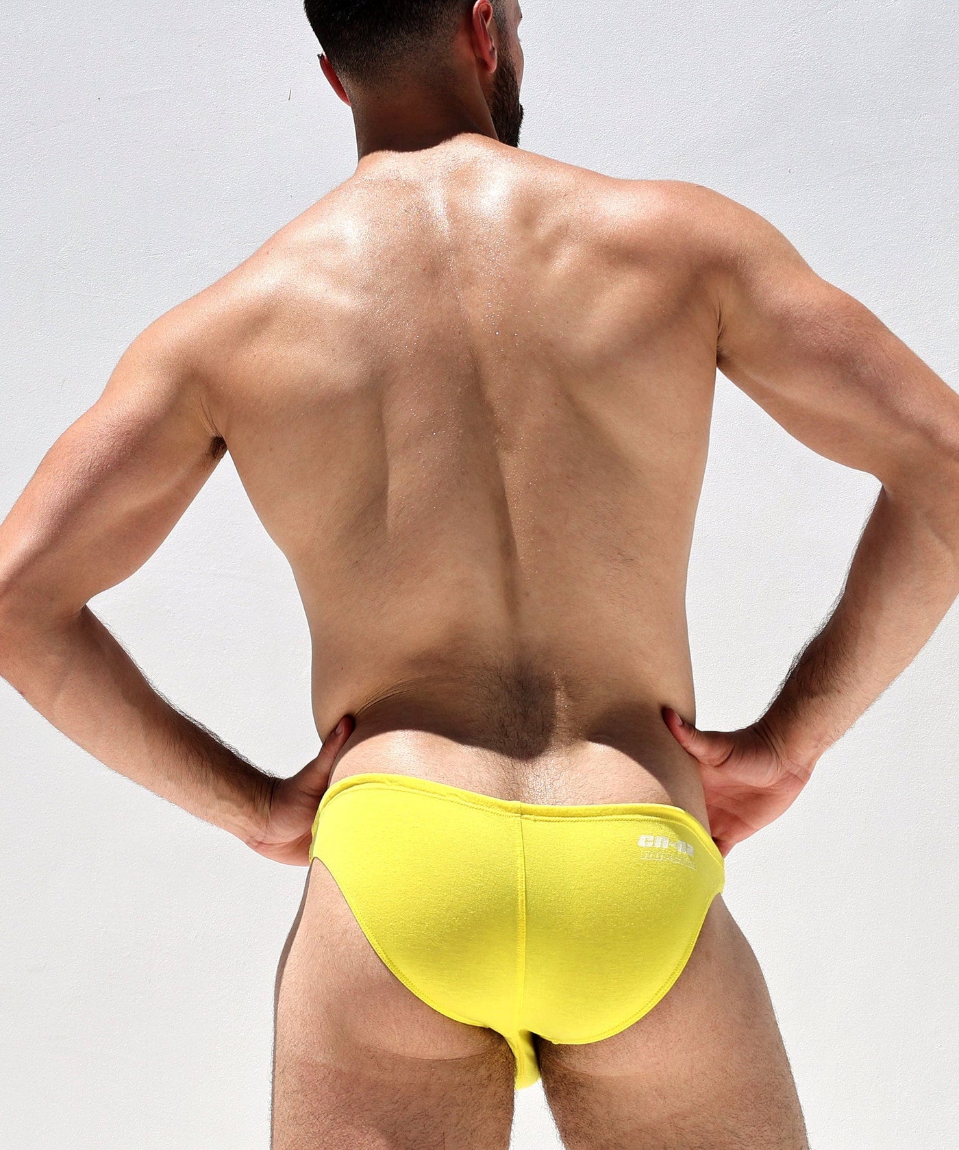 Rufskin Omar Swim Thong Bodysuit Sunshine Yellow SW7031 at